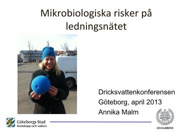 Mikrobiologiska risker pÃ¥ ledningsnÃ¤tet - Svenskt Vatten