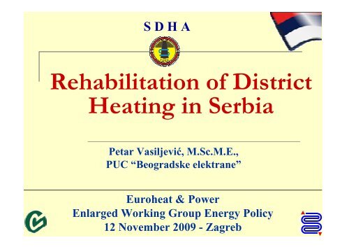 Rehabilitation of District Heating in Serbia