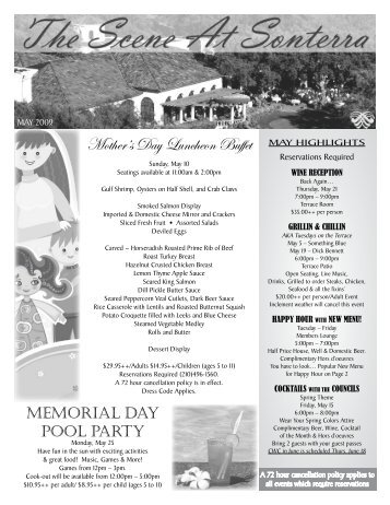 Mother's Day Luncheon Buffet