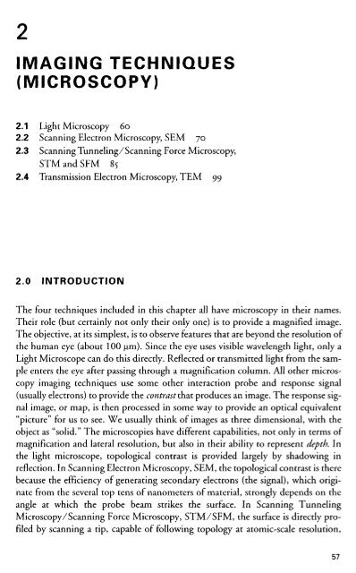 2 1 Light Microscopy 60 2 2 Scanning Electron Microscopy Sem 70