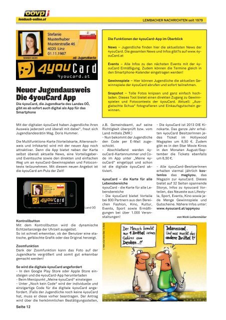 Lembacher Nachrichten April 2013 (10 MB | pdf)