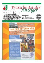 Mitteilungsblatt - Gemeinde Niederwürschnitz