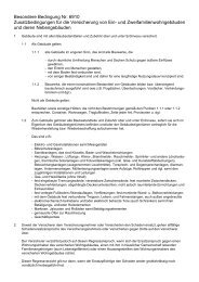 Erganzende Versicherungsbedingungen Fur Die Allianz