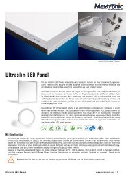Ultraslim LED Panel - bei Mextronic