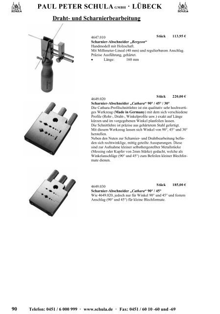 Gesamtkatalog herunterladen - Schula GmbH