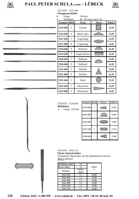 Gesamtkatalog herunterladen - Schula GmbH