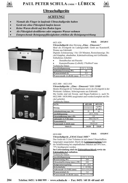 Gesamtkatalog herunterladen - Schula GmbH