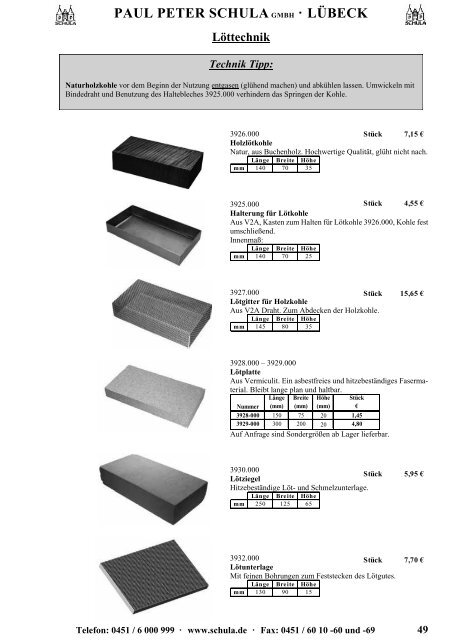 Gesamtkatalog herunterladen - Schula GmbH