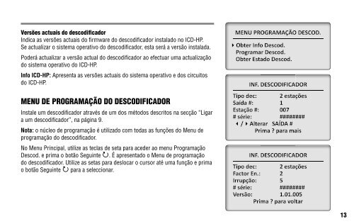 Programador portÃ¡til para descodificadores ICD ... - Hunter Industries