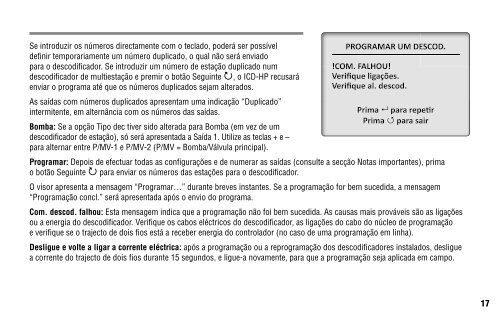 Programador portÃ¡til para descodificadores ICD ... - Hunter Industries