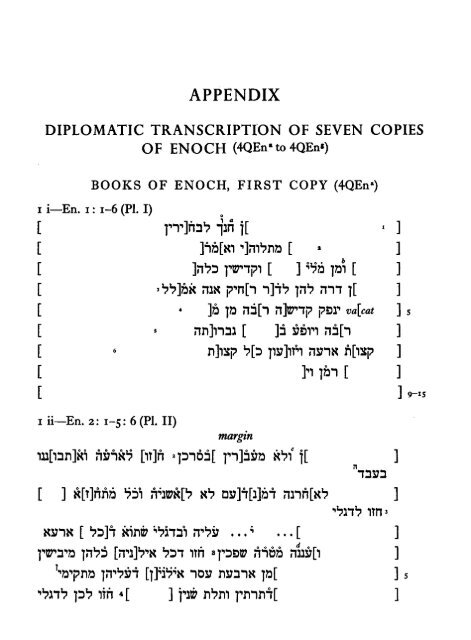 The Books of Enoch, Aramaic Fragments of Qumran Cave 4