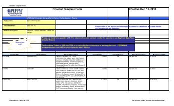 Current Price List (PDF) - Peppm