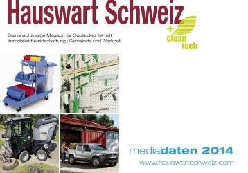 Mediendaten 2014 - Hauswart Schweiz