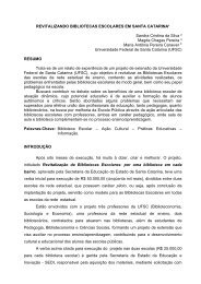 revitalizando bibliotecas escolares em santa catarina