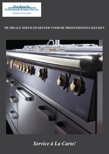 ProKeuSe Brochure - Professionele Keuken, Horeca, Grootkeuken ...