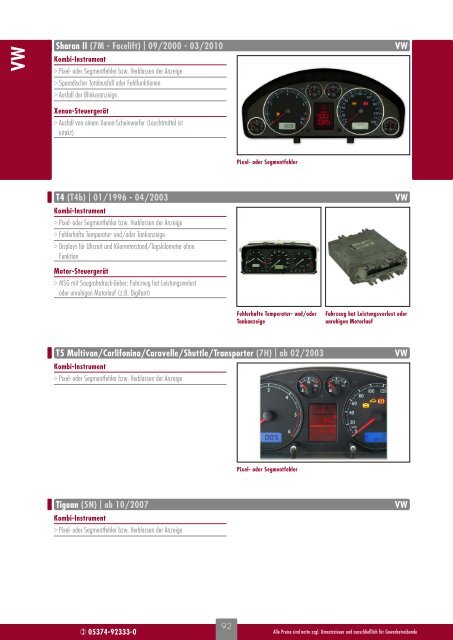 Reparatur von Kfz-Elektronik - Brandaktueller Katalog 2014 von c3-cramm car concepts GmbH