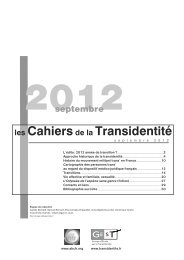 Cahiers de la transidentitÃ© nÂ° 1 - Txy