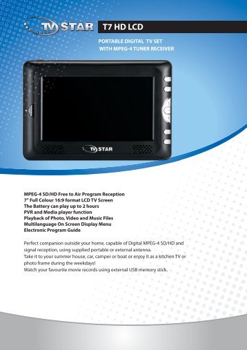 T7 HD LCD D - TV STAR