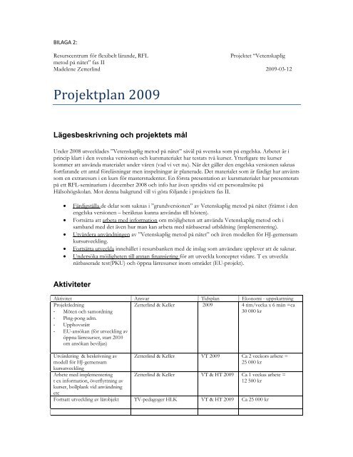 LÃ¤s projektrapporten. - HÃ¶gskolan i JÃ¶nkÃ¶ping