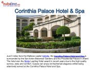 Corinthia Palace Hotel and Spa