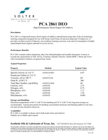TDS-PCA 2861 DEO - Soltex