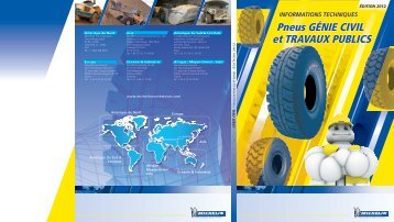 informations techniques pneus GC et TP - Conseils Michelin pour le ...