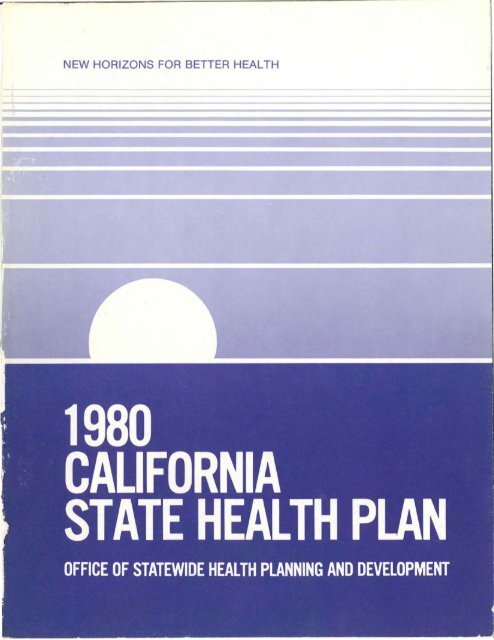 Preface - Office of Statewide Health Planning and Development