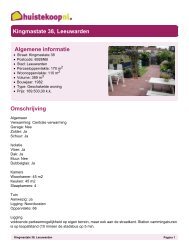 Brochure - Huis te koop