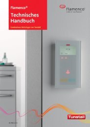 Flamenco Technisches Handbuch - Tunstall GmbH