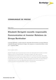 Elisabeth Dorigatti nouvelle responsable ... - Burkhalter