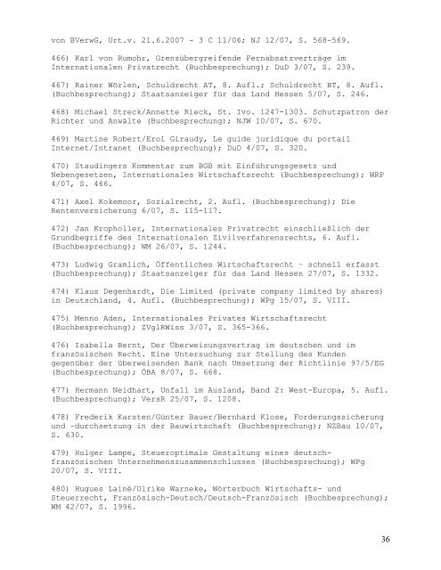 Joachim Gruber Liste des Publications /Verzeichnis der ...