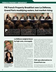 PIe French Property Breakfast sees La DÃ©fense, Grand Paris ...