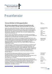 Bericht der FHS - Conrad-von-Soest-Gymnasium