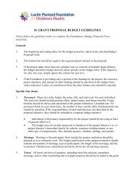 D. GRANT PROPOSAL BUDGET GUIDELINES