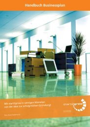 Handbuch Businessplan - Start2grow