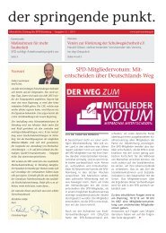 SPD-Mitgliedervotum: Mit- entscheiden über ... - SPD Nürnberg