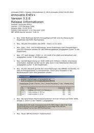 ennovatis EnEV+ Version 3.2.0 Release ... - CATS Software GmbH