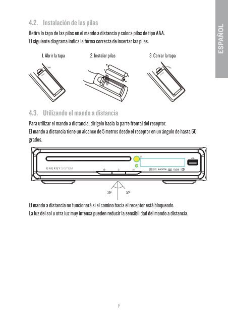 Manual de Usuario - Energy Sistem