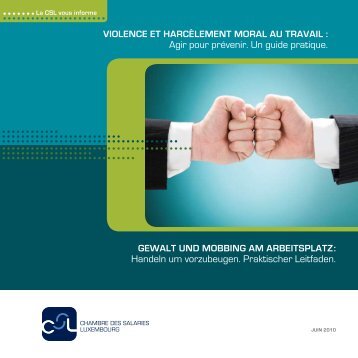 gewalt und mobbing am arbeitsplatz - CSL