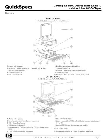 QuickSpecs - NTS Computers Technology