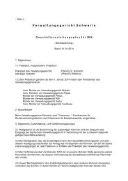 Richterlicher Geschäftsverteilungsplan (PDF) - bei Justiz Online in MV