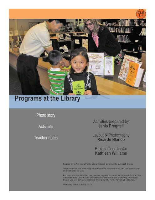 Programs at the Library - Winnipeg Public Library