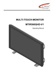 MULTI-TOUCH-MONITOR MTIR560QHD-V1 - Citron Gmbh