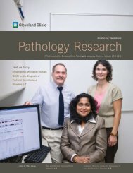 Pathology Research - Cleveland Clinic Laboratories > Home
