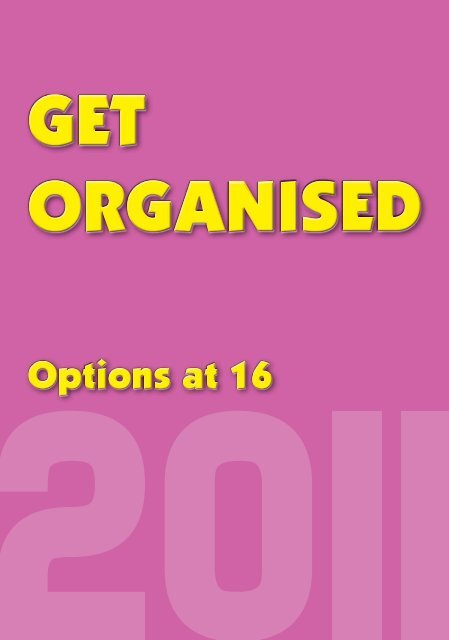 Get Organised - Calderdale and Kirklees Careers Service Partnership