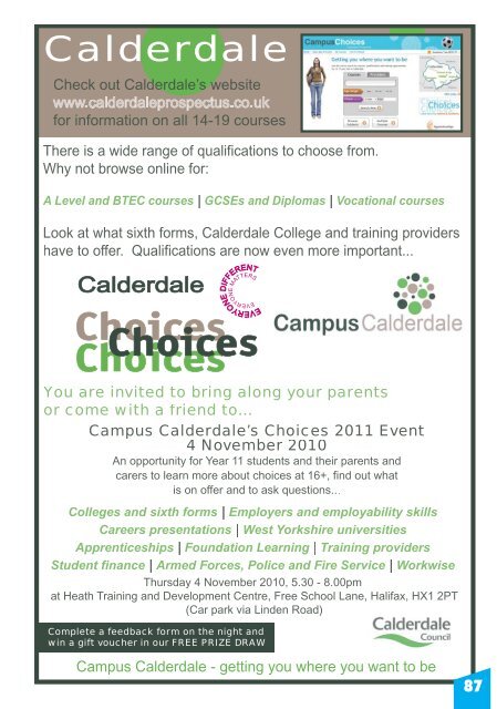 Get Organised - Calderdale and Kirklees Careers Service Partnership