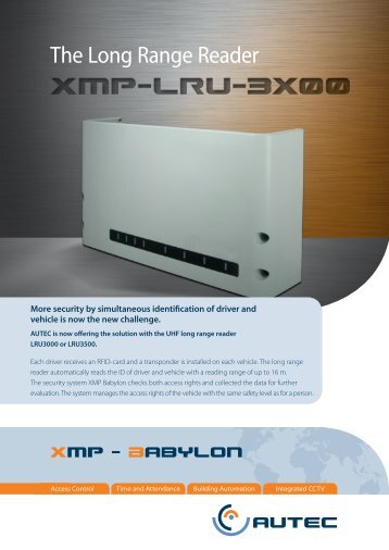 XMP-LRU-3x00 Flyer - AUTEC Gesellschaft fÃƒÂ¼r Automationstechnik ...