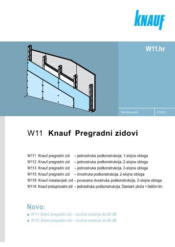 W11 Knauf pregradni zidovi