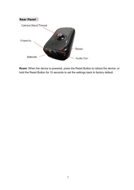 IPCAM-8309FW - CTC Union Technologies Co.,Ltd.