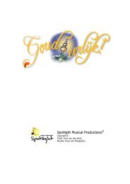 Goudeerlijk - Spotlight Musical Productions